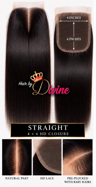 Divine Virgin 4*4 closure